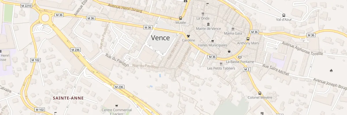 Plan du 22A Rue Massena à Vence