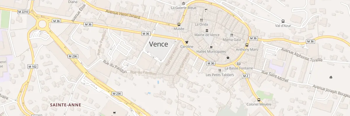 Plan du 14 Rue Massena à Vence