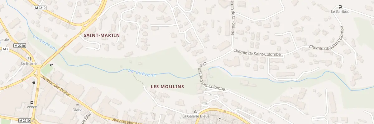 Plan du 110 Che du Claoux à Vence