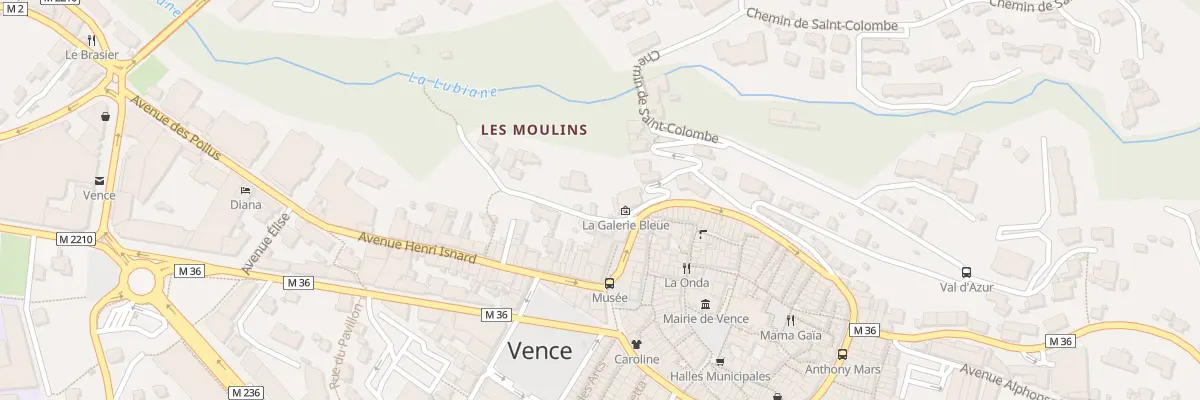 Plan du 10 Rue Fontaine Vieille à Vence
