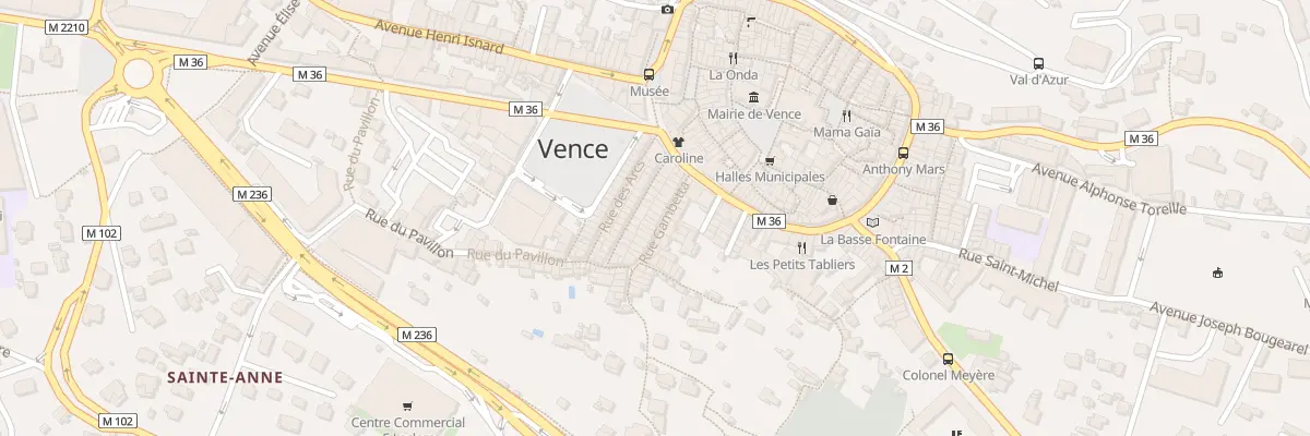 Plan du 18 Rue Gambetta à Vence