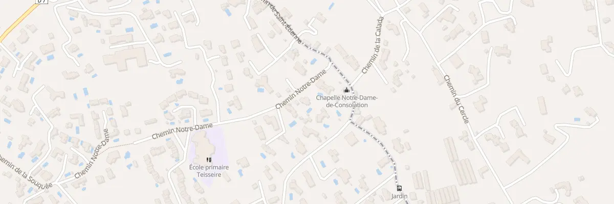 Plan du 71 Che Notre Dame à La Colle-sur-Loup