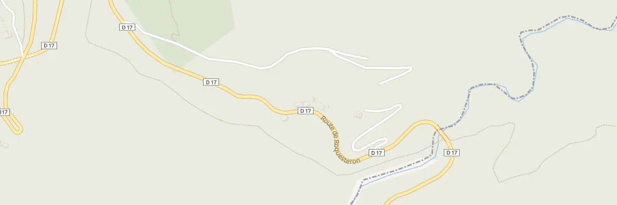 Plan du 2015 Rte de Roquestéron à Toudon