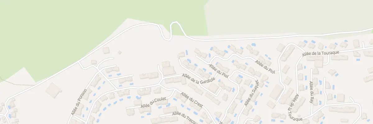 Plan du 4 All du Cros Vaugrenier à Villeneuve-Loubet