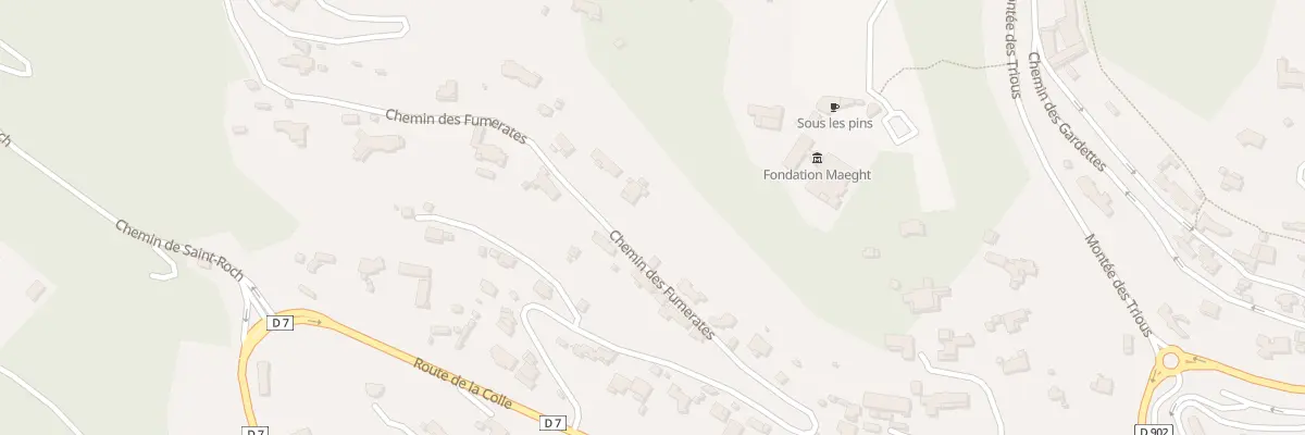 Plan du 678 Che des Fumerates à Saint-Paul-de-Vence