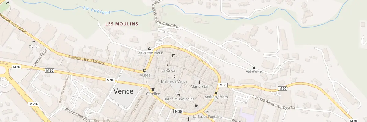 Plan du 5 Rue du Séminaire à Vence