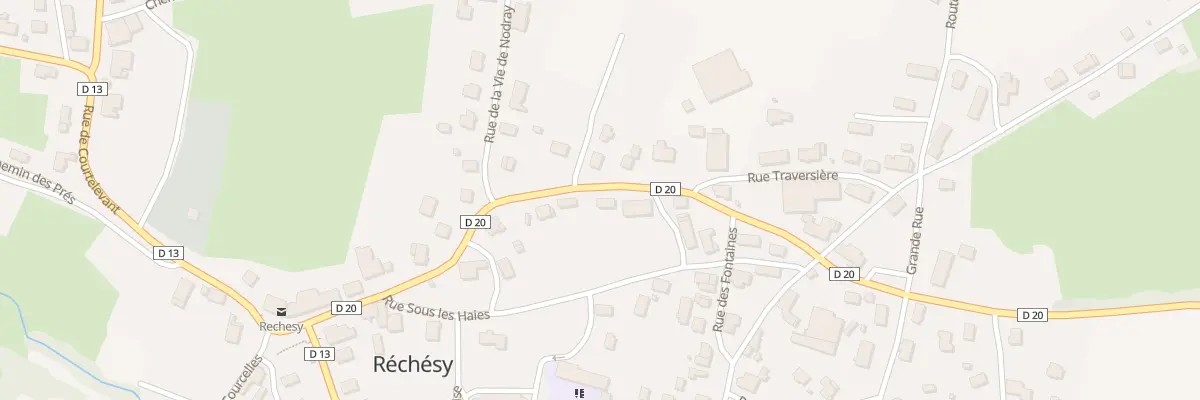 Plan du 20 Rue de Pfetterhouse à Réchésy