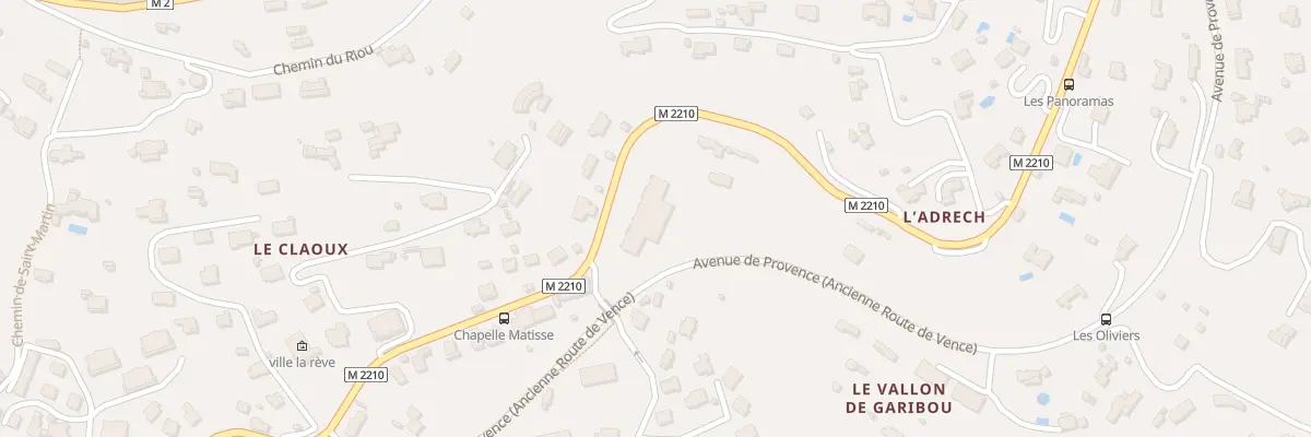Plan du 485 Av de Provence à Vence