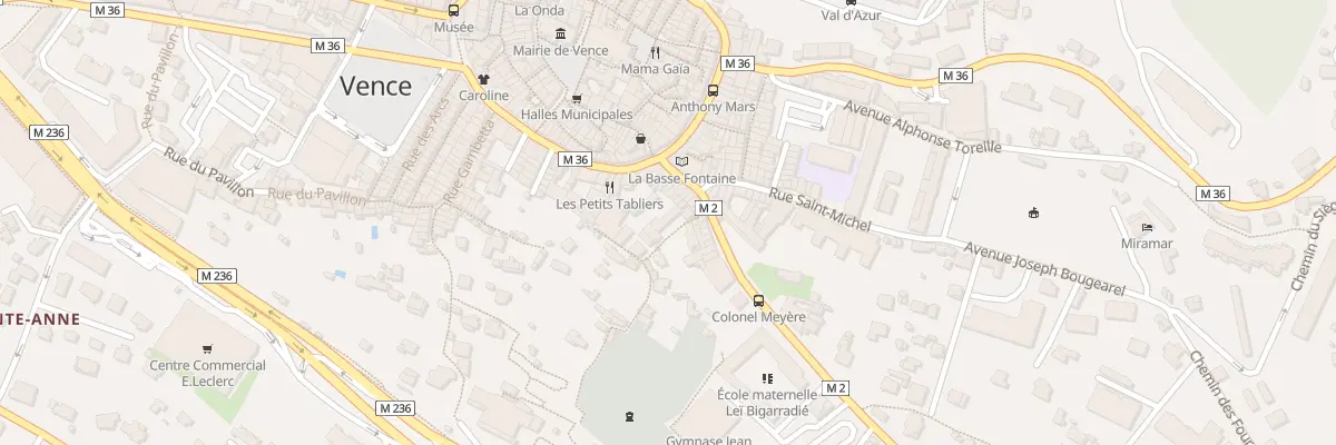 Plan du 4 Rue Clos de Laure à Vence