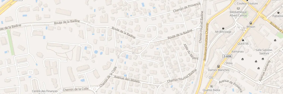 Plan du 17B Rte de la Badine à Antibes