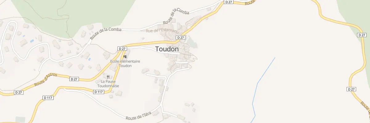 Plan du 5051 Village de Toudon à Toudon