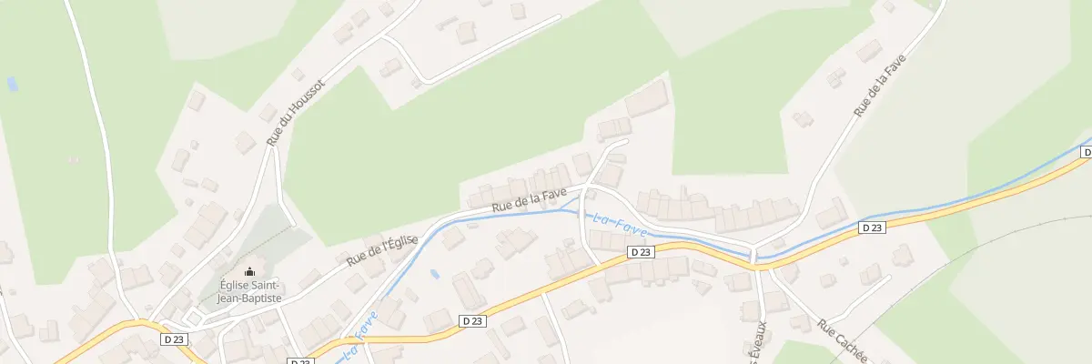 Plan du 22 Rue de la Fave à Provenchères-et-Colroy