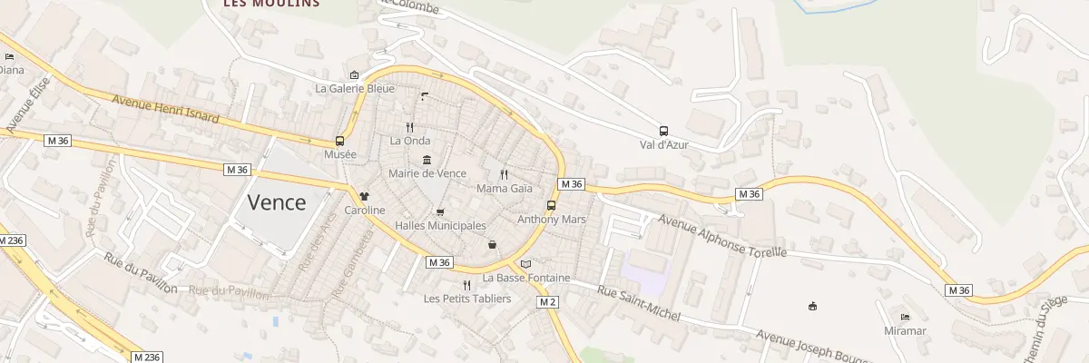 Plan du 1 Imp des Portiques à Vence