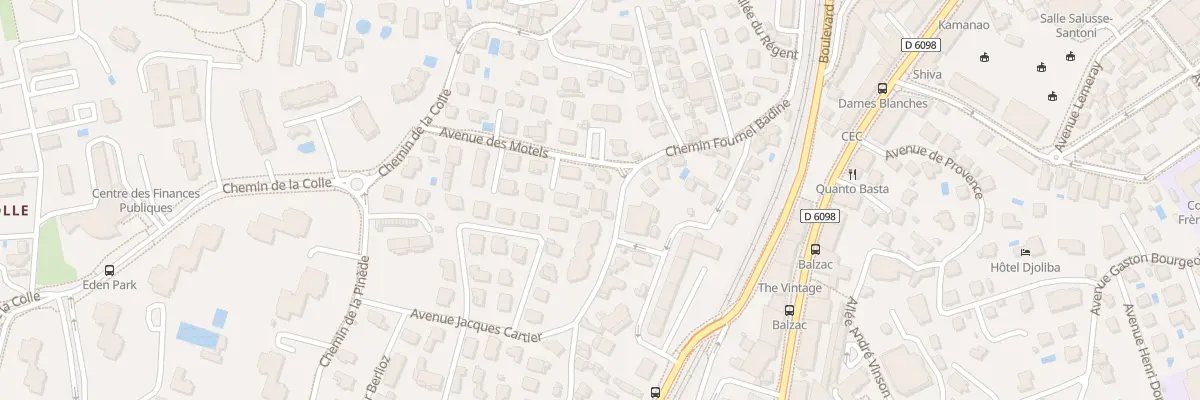 Plan du 32 Che Fournel Badine à Antibes