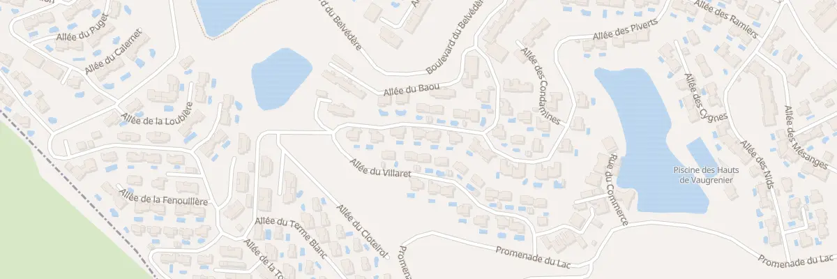 Plan du 22 All du Villaret Vaugrenier à Villeneuve-Loubet