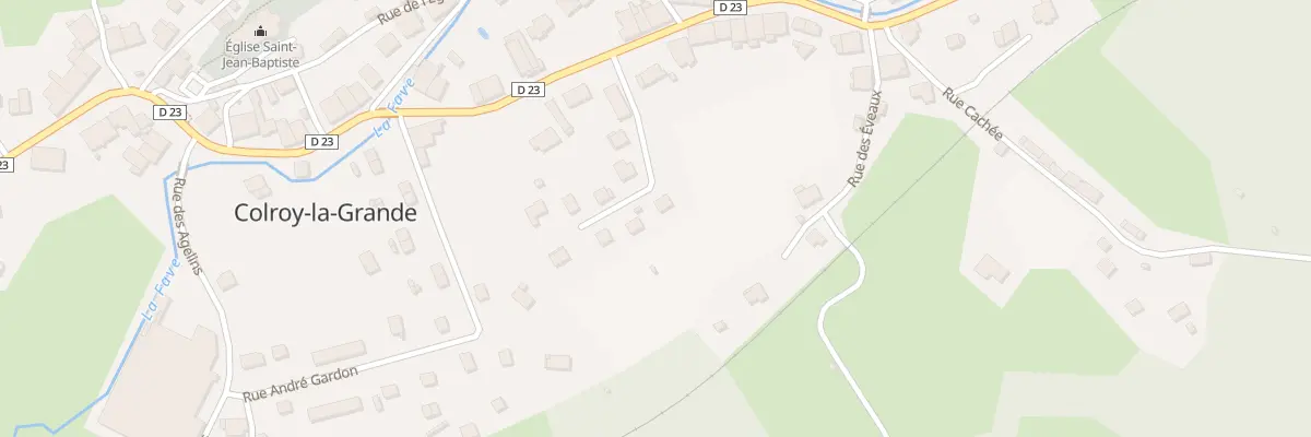 Plan du 1 Rue Louis Scheromm à Provenchères-et-Colroy