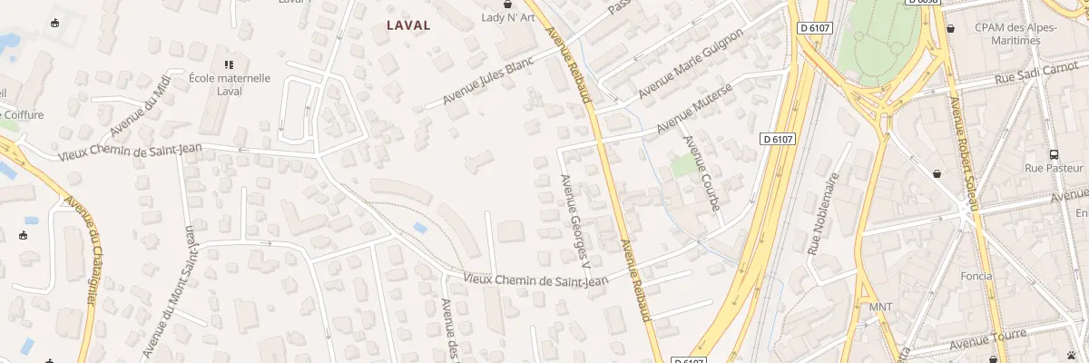 Plan du 9 Av Georges 5 à Antibes
