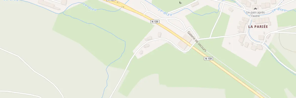 Plan du 18 La Pariee à Lusse