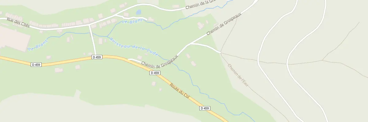 Plan du 2 Che de Grospeaux à Wisembach