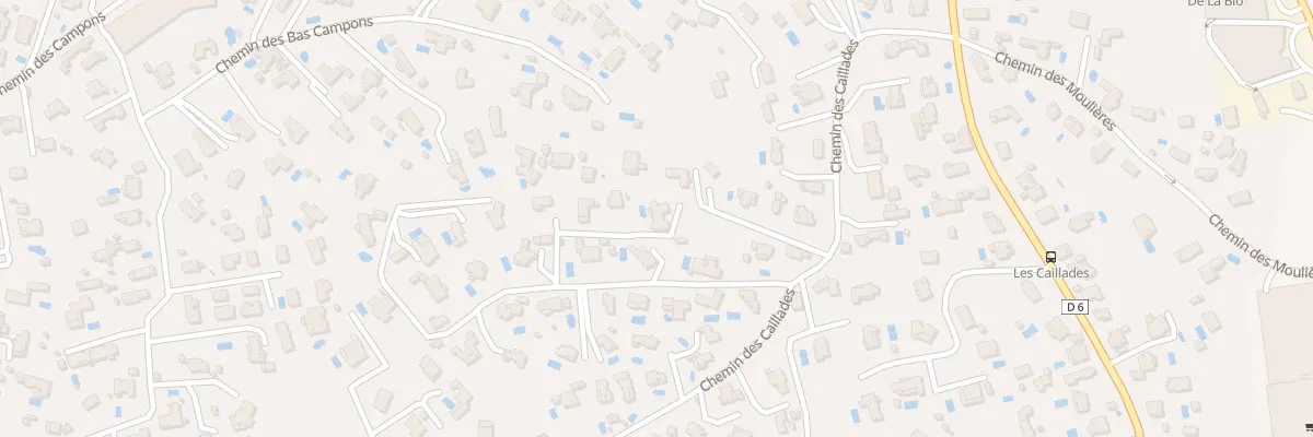 Plan du 290C Che des Caillades à La Colle-sur-Loup