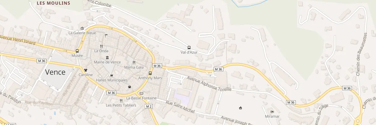 Plan du 85 Av Général Leclerc à Vence