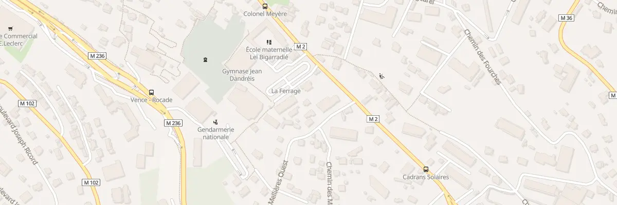 Plan du 316B Av Colonel Meyère à Vence