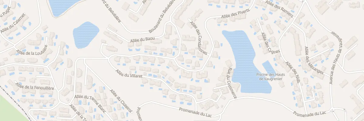 Plan du 28 All des Bastides Vaugrenier à Villeneuve-Loubet