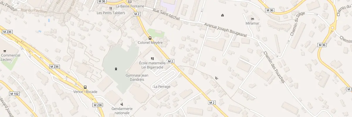 Plan du 221 Av Colonel Meyère à Vence