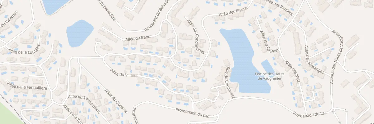 Plan du 7 All des Bastides Vaugrenier à Villeneuve-Loubet