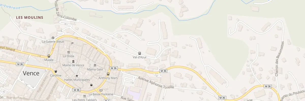 Plan du 348 Che de Sainte-Colombe à Vence
