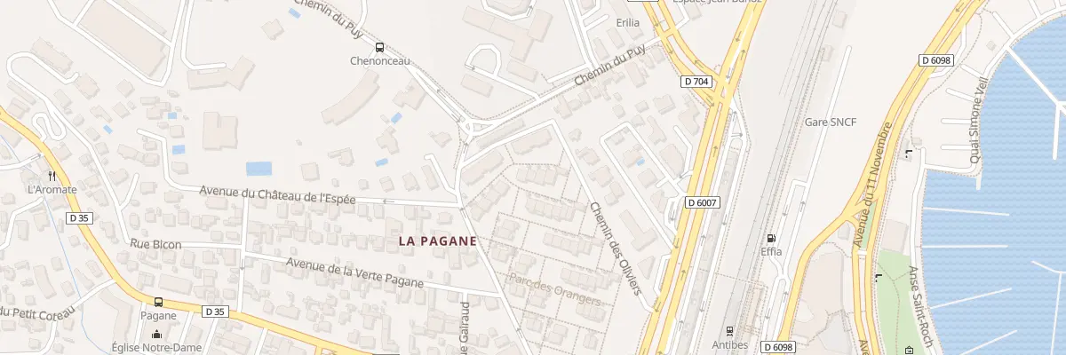 Plan du 29 Av Mas Ensoleille à Antibes