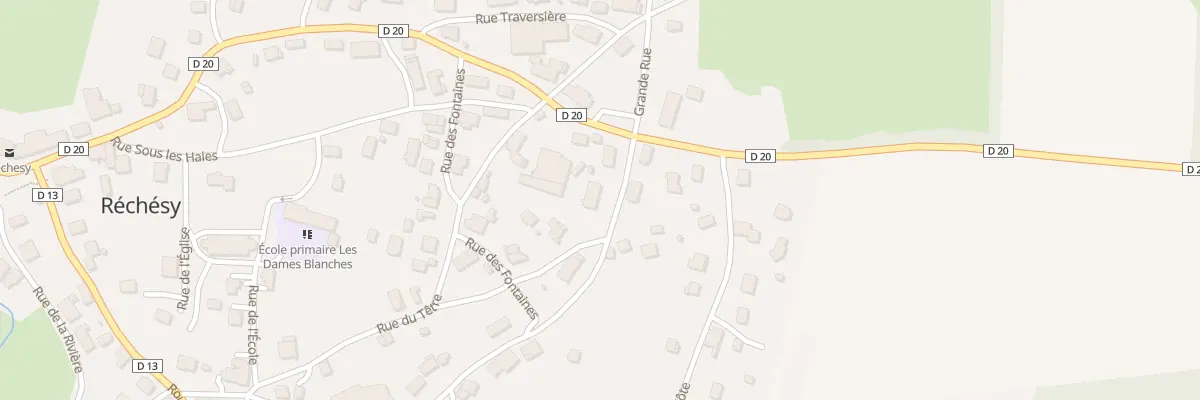 Plan du 23 Grande Rue à Réchésy