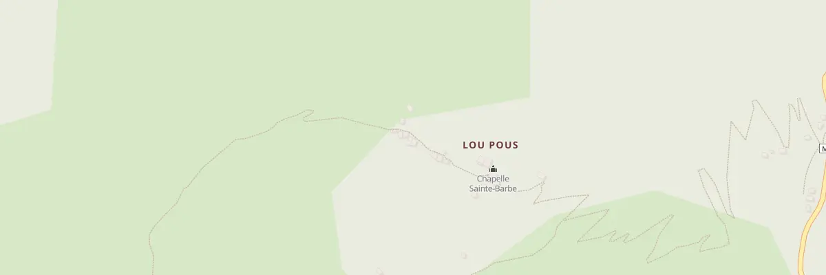 Plan du 5025 Lou Pous à Ilonse