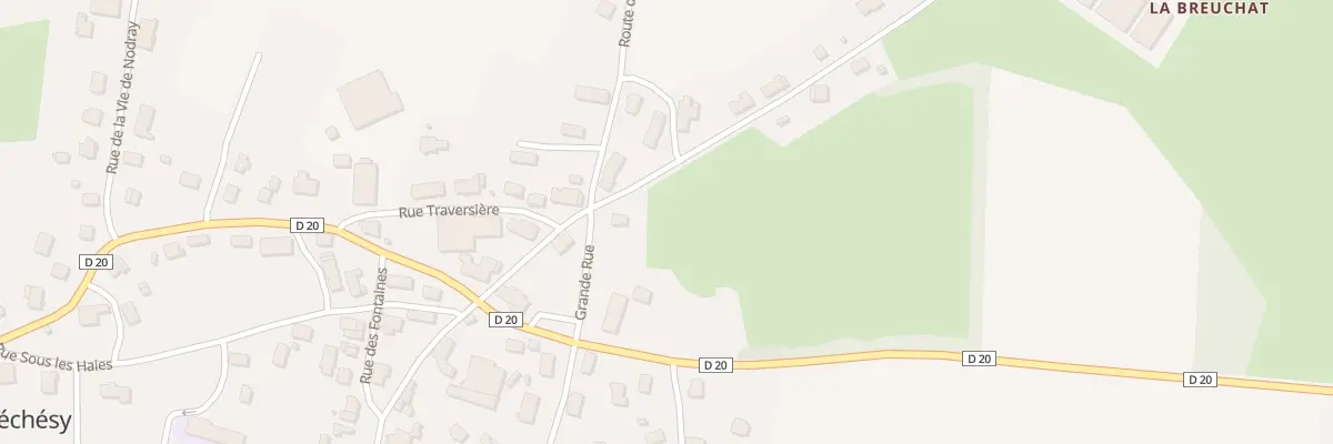 Plan du 2 Che de Seppois à Réchésy