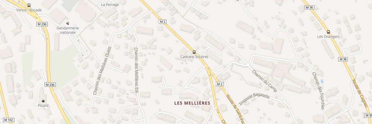 Plan du 514 Av Colonel Meyère à Vence