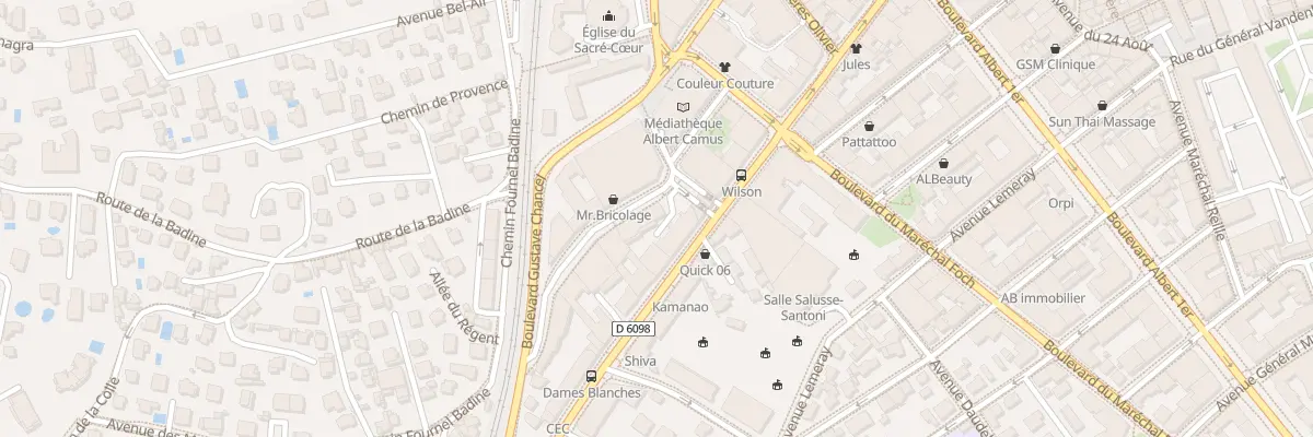 Plan du 12 Rue des Lits Militaires à Antibes