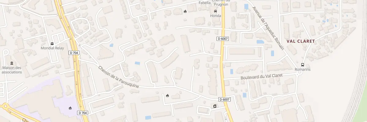 Plan du 200 Che de la Parouquine à Antibes