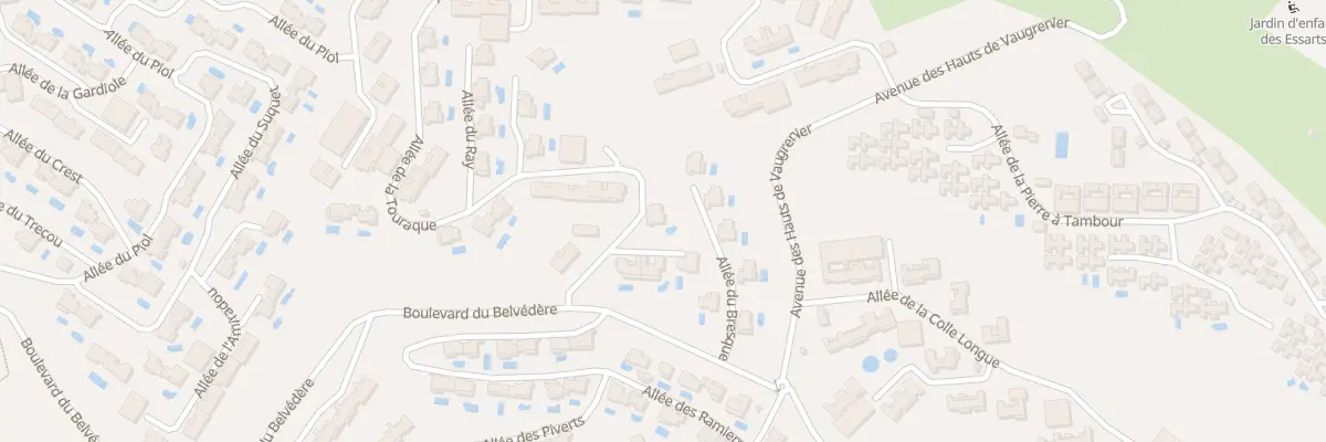 Plan du 38 All de la Touraque Vaugrenier à Villeneuve-Loubet