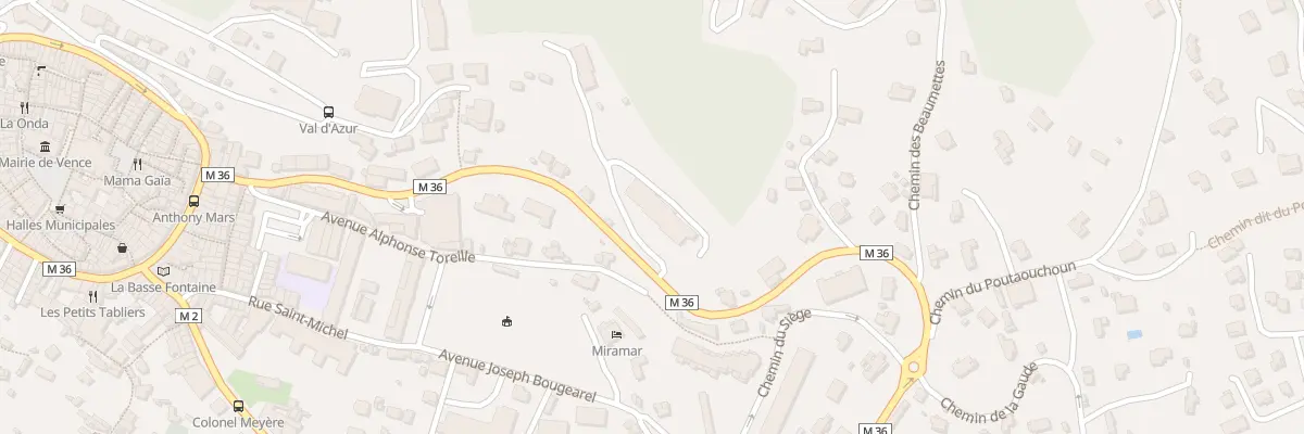 Plan du 327 Av Général Leclerc à Vence
