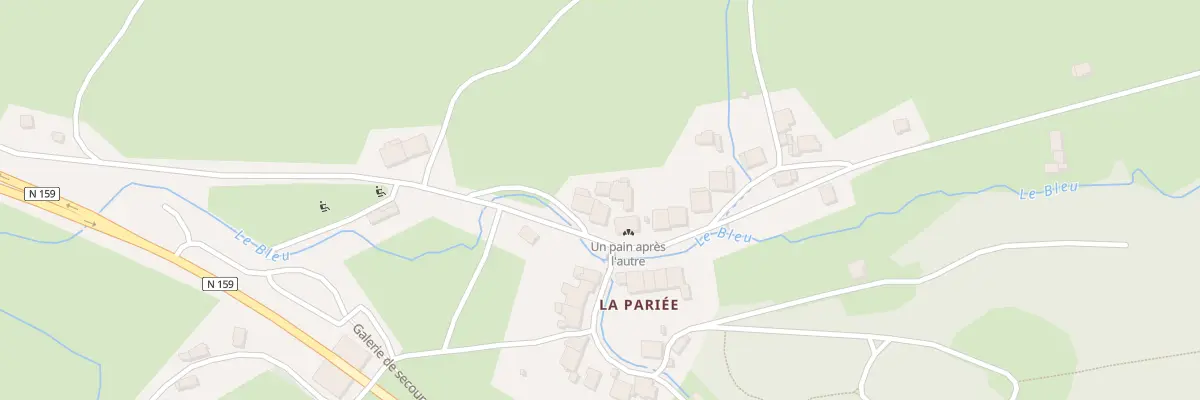 Plan du 9 La Pariee à Lusse