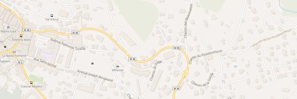 Plan du 519 Av Général Leclerc à Vence