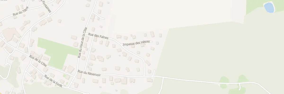 Plan du 3 Imp des Hetres à Réchésy