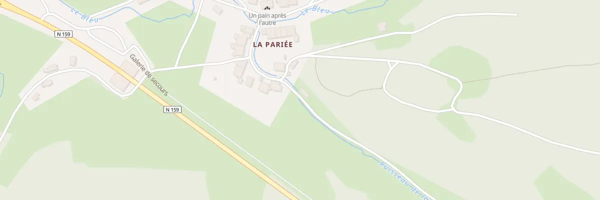 Plan du 30 La Pariee à Lusse
