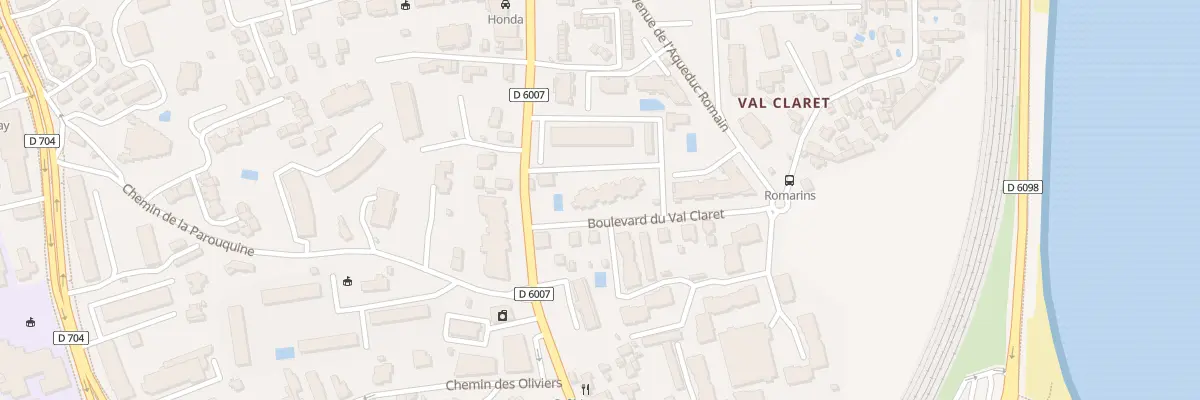 Plan du 44 Av de Nice à Antibes