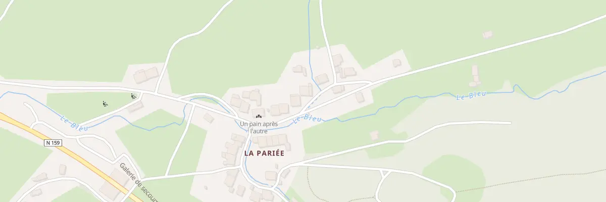 Plan du 21 La Pariee à Lusse