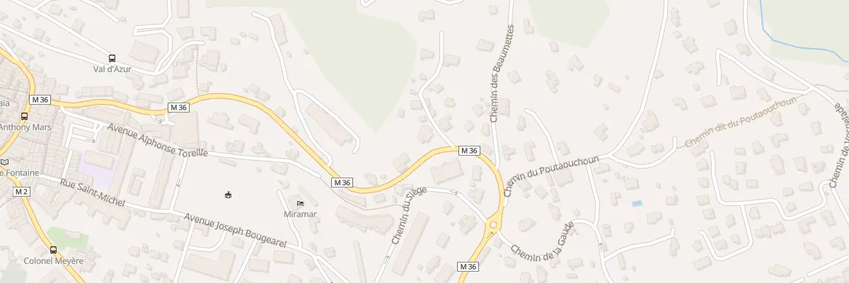 Plan du 573 Av Général Leclerc à Vence