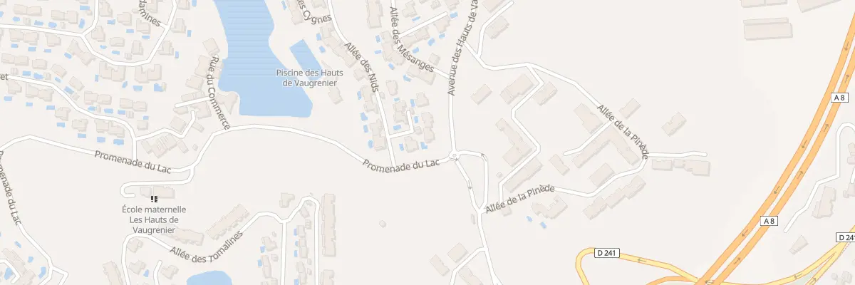 Plan du 2 All des Verdiers Vaugrenier à Villeneuve-Loubet