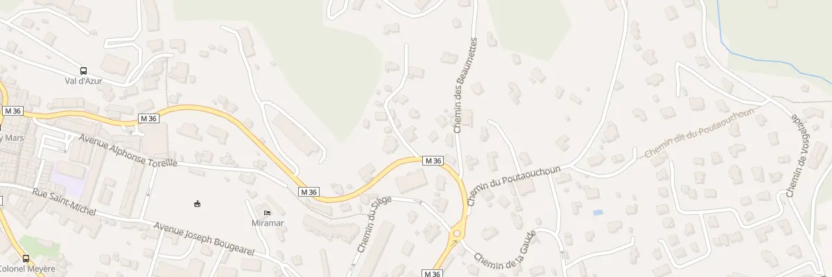 Plan du 579 Av Général Leclerc à Vence