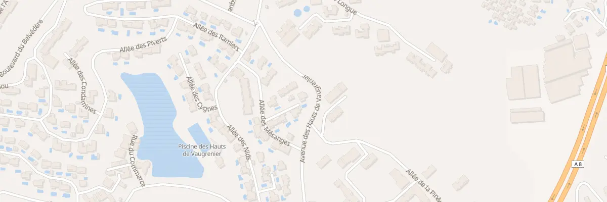 Plan du 4 All des Alouettes Vaugrenier à Villeneuve-Loubet