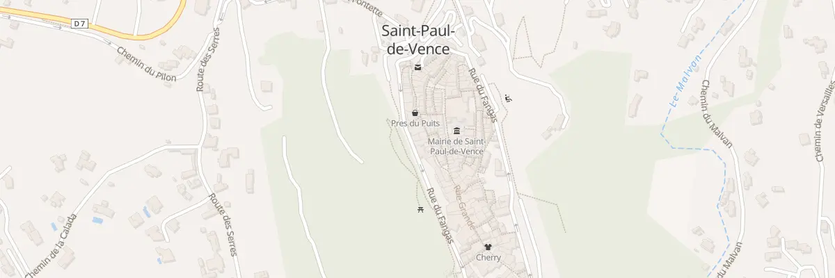 Plan du 5038 Saint Paul à Saint-Paul-de-Vence